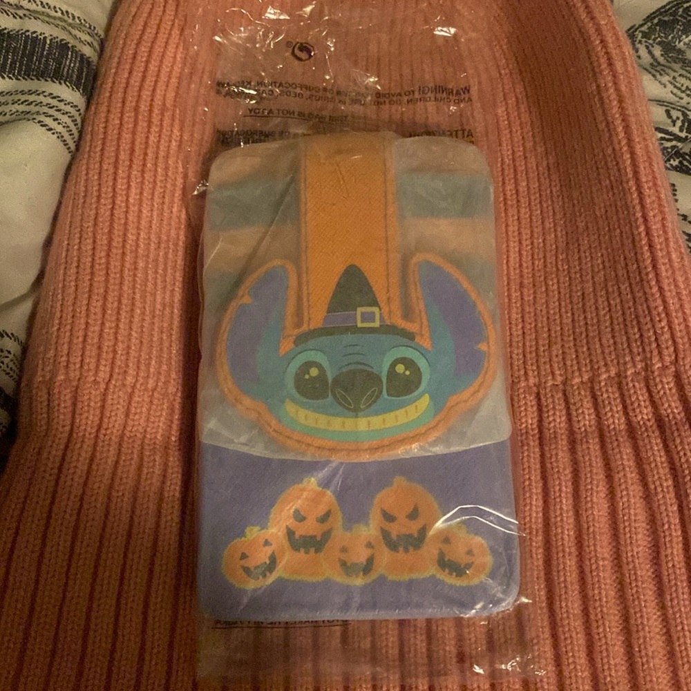 Loungefly Disney Lilo and Stitch Halloween Card Holder NWT